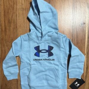 Under Armour Light Blue Toddler Hoodie Size 2T NWT